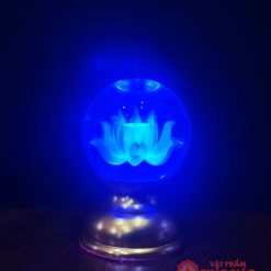 Đèn Quả Cầu Pha Lê Hoa Sen Cổ Ngắn 8.5cm 3 3 2