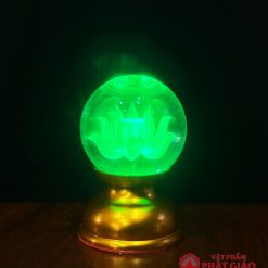 Đèn Quả Cầu Pha Lê Hoa Sen Cổ Ngắn 8.5cm 4 4 2