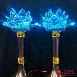 Đèn Hoa Sen Pha Lê Cỡ Lớn Cao 58cm 6 6