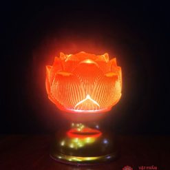 Đèn Hoa Sen Cụp Lưu Ly 8.5cm 5 7 2