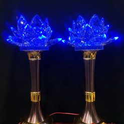 Đèn Hoa Sen Pha Lê Cỡ Lớn Cao 58cm 9 9