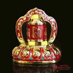 Kinh Luân Để Ô Tô Màu Đỏ, Cao 8cm 5 00 36