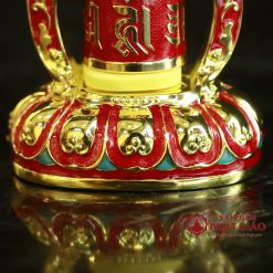 Kinh Luân Để Ô Tô Màu Đỏ, Cao 8cm 2 04 33