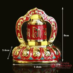 Kinh Luân Để Ô Tô Màu Đỏ, Cao 8cm 1 08 20