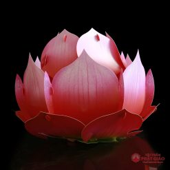Lồng Đèn Hoa Sen Nhựa, Màu Hồng, Dùng Để Trang Trí Lễ Phật Đản 2 00 8 1