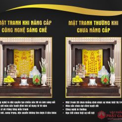 Bài Vị Thần Tài Thổ Địa Chữ Hán TC437 7 4 2 1