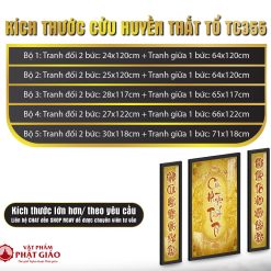Liễn Thờ Cửu Huyền Thất Tổ In Họa Tiết Trúc Chỉ TC465 6 Kich thuoc bai vi355 01