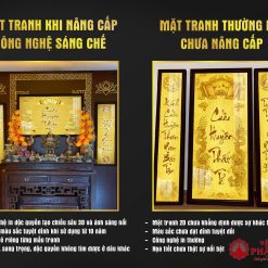 Liễn Thờ Cửu Huyền Thất Tổ In Họa Tiết Trúc Chỉ TC465 8 Mat tranh khi nang cap cong nghe sang che 01