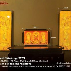 Tranh Đèn Hiện Đại In Ngang Hoạ Tiết Sen Mây HD440 3 Screenshot 6