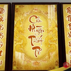Liễn Thờ Cửu Huyền Thất Tổ In Họa Tiết Trúc Chỉ TC465 4 VTV HTV1 01