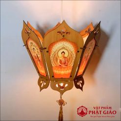 long den go hinh duc phat ngu hoa sen size 24cm 34cm 1 1