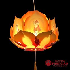 long den hoa sen nhua hinh phat dan sanh dung de trang tri le phat dan 3