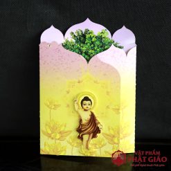 thiep mung le phat dan sanh vesak thiet ke 3d truc quan 1