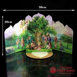 thiep mung le phat dan sanh vesak thiet ke 3d truc quan 3