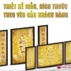 Liễn Thờ Cửu Huyền Thất Tổ In Họa Tiết Trúc Chỉ TC465 7 thiet ke theo yeu cau 01 3