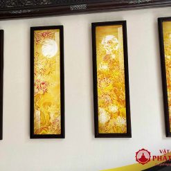 Tranh Trúc Chỉ In Đứng Bộ Tứ Quý Tùng Cúc Trúc Mai TC261 7 TC261 1 1