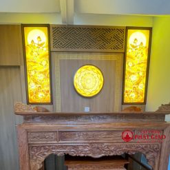 Tranh Trúc Chỉ In Đối Họa Tiết Sen Trăng TC444 9 anh thuc te bo doi