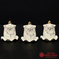 ly nuoc tho su trang hoa sen vien vang vat pham phat giao la boi 2