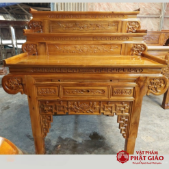Bàn Thờ Gỗ Tràm 3 Tầng M14 2 2 2