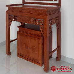 Bàn Thờ Gỗ Sồi Kèm Tủ 118 2 26