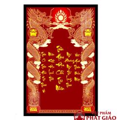Bài Vị Thần Tài Màu Đỏ Tiếng Việt TC484 1 TC484 1