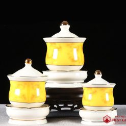 coc nuoc tho gom su trang thach anh vang nhieu kich co