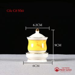 coc nuoc tho gom su trang thach anh vang nhieu kich co nho