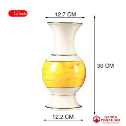 lo hoa binh bong tho cung gom su trang thach anh vang nhieu kich co 12 1