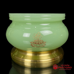 Bộ Đồ Thờ Bằng Đá Màu Xanh Ngọc, Nhiều Kích Cỡ 2 3 2