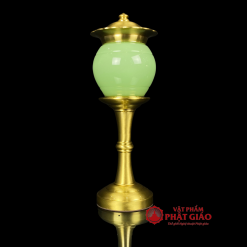 Đèn Thờ Nắp Ô Đá Ngọc Xanh Cao Cấp, Cao 33cm, 40cm 6 den tho nap o da ngoc xanh cao cap cao 33cm 40cm 3