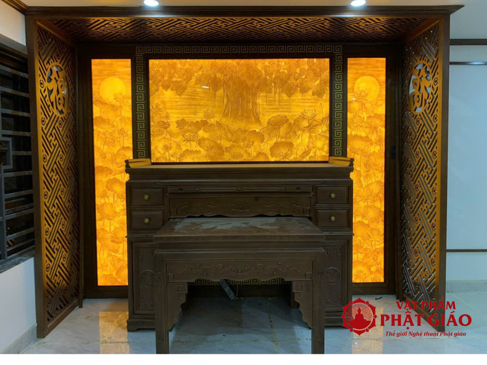 Tranh Trúc Chỉ Truyền Thống Giấy Tre, Họa Tiết Gốc Bồ Đề Hoa Sen Mẫu ABS01A, , Nhiều Kích Thước 5 3