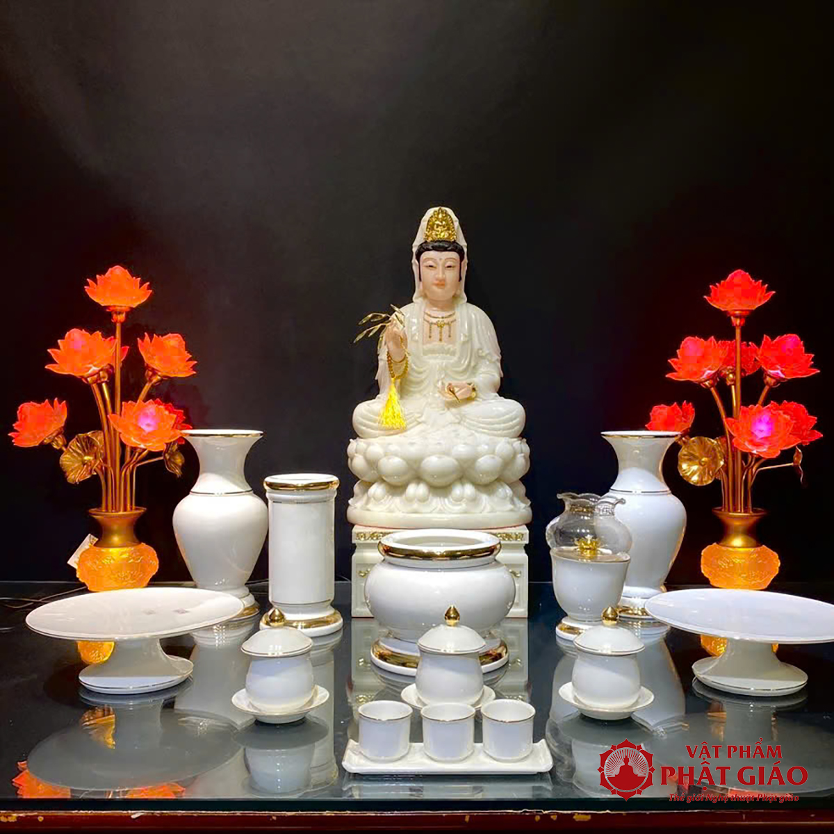 den-dau-bang-su-trang-vien-vang-cao-15cm-18cm-vat-pham-phat-giao-la-boi-5 den dau bang su trang vien vang cao 15cm 18cm vat pham phat giao la boi 5