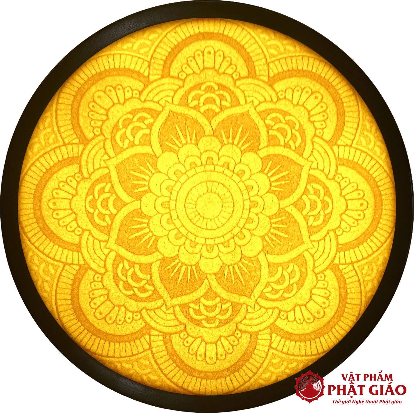 Tranh Trúc Chỉ Giấy Tre Họa Tiết Mandala, Mẫu AMan02 3 AMan02 1 1