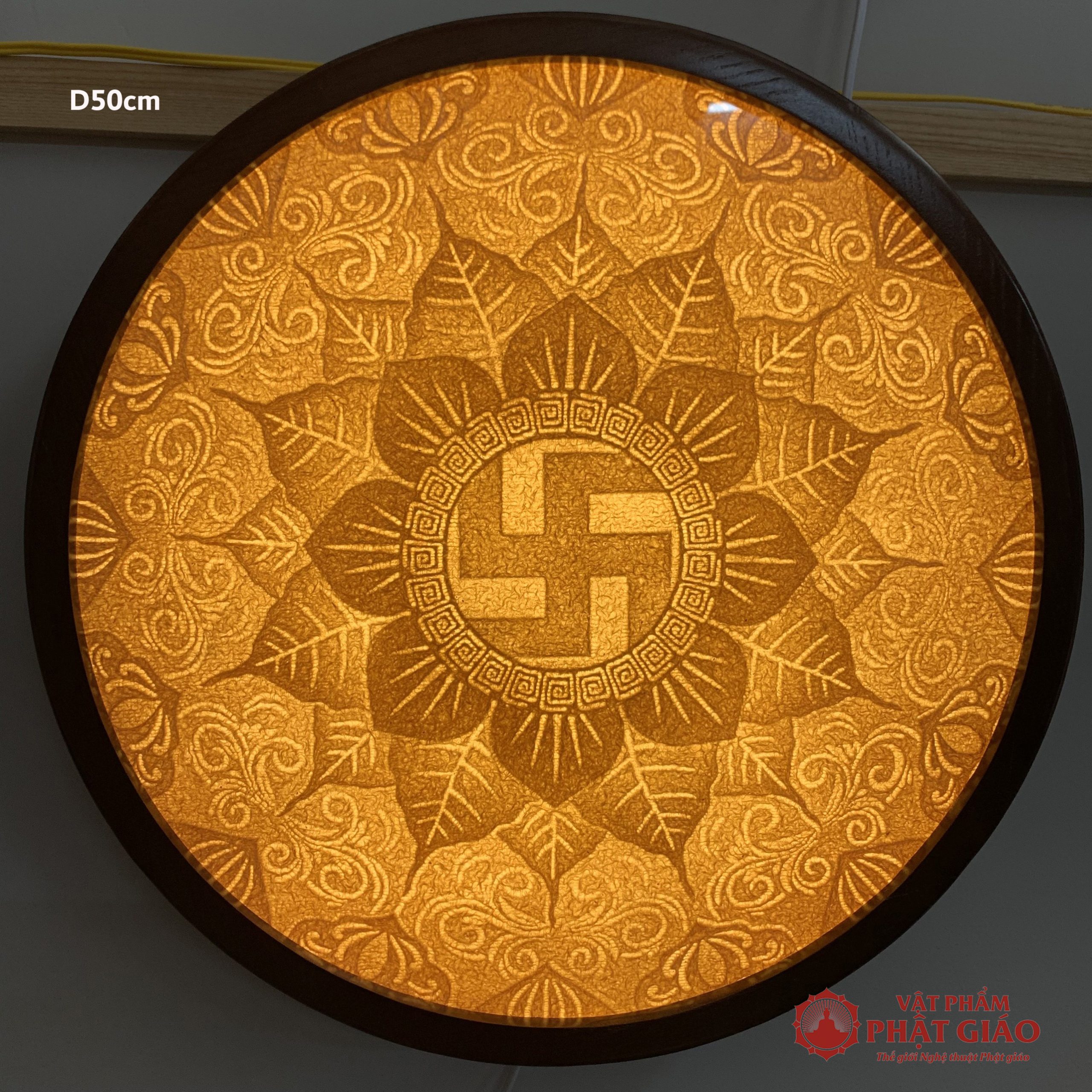 Tranh Trúc Chỉ Thủ Công Họa Tiết Mandala, Mẫu AMan08B 7 AMan08B D50 scaled