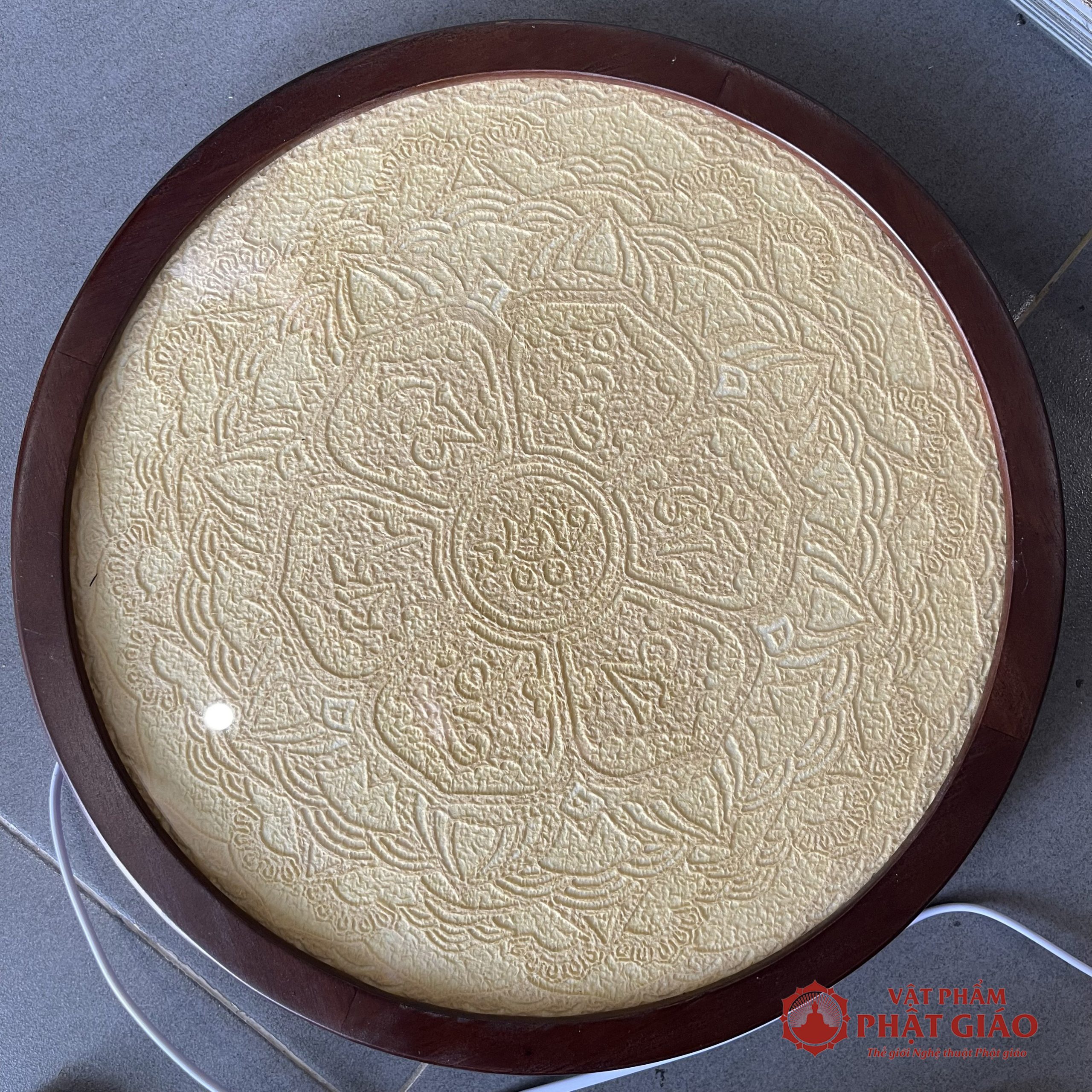 Tranh Trúc Chỉ Giấy Tre Họa Tiết Mandala, Mẫu LTDM 5 UMN2 scaled