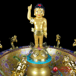 chau tam phat dan sanh chat lieu hop kim dong ve hoa cao cap vat pham phat giao la boi 4