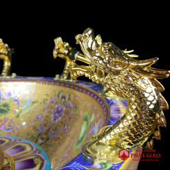 chau tam phat dan sanh chat lieu hop kim dong ve hoa cao cap vat pham phat giao la boi 6