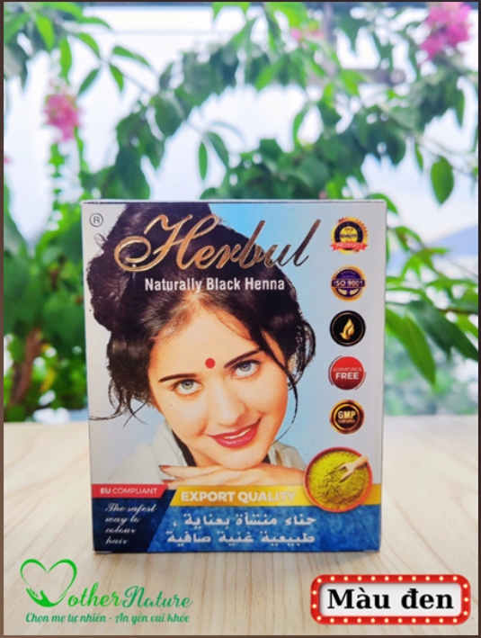 Bột Nhuộm Tóc Herbal - Màu Đen (Naturally Black) + Kèm Lược 5 screenshot 1744909588