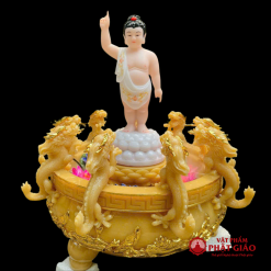 tuong phat dan sanh ao trang ve hoa chat lieu bot da cao 40cm 48cm vat pham phat giao la boi 1