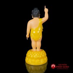 tuong phat dan sanh bang bot da thach anh ve hoa cao 40cm 48cm 65cm vat pham phat giao la boi 4