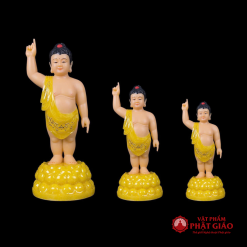 tuong phat dan sanh bang bot da thach anh ve hoa cao 40cm 48cm 65cm vat pham phat giao la boi 5