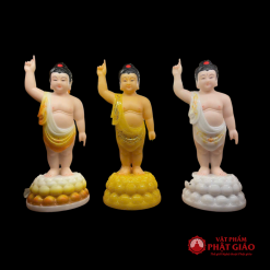 tuong phat dan sanh bang bot da thach anh ve hoa cao 40cm 48cm 65cm vat pham phat giao la boi 6