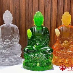 Tượng Phật A Di Đà Bằng Lưu Ly Cao Cấp, Cao 30cm 8 13f2fb4aedb858e601a9