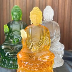 Tượng Phật A Di Đà Bằng Lưu Ly Cao Cấp, Cao 30cm 5 1e5d11210dd2b88ce1c3