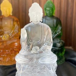 Tượng Phật A Di Đà Bằng Lưu Ly Cao Cấp, Cao 30cm 4 d183d739ccca799420db