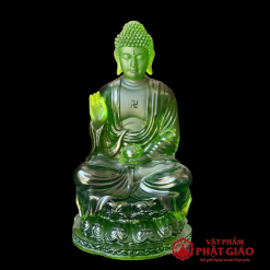 Tượng Phật A Di Đà Bằng Lưu Ly Cao Cấp, Cao 30cm 2 tuong phat a di da bang luu ly cao cap cao 30cm 2