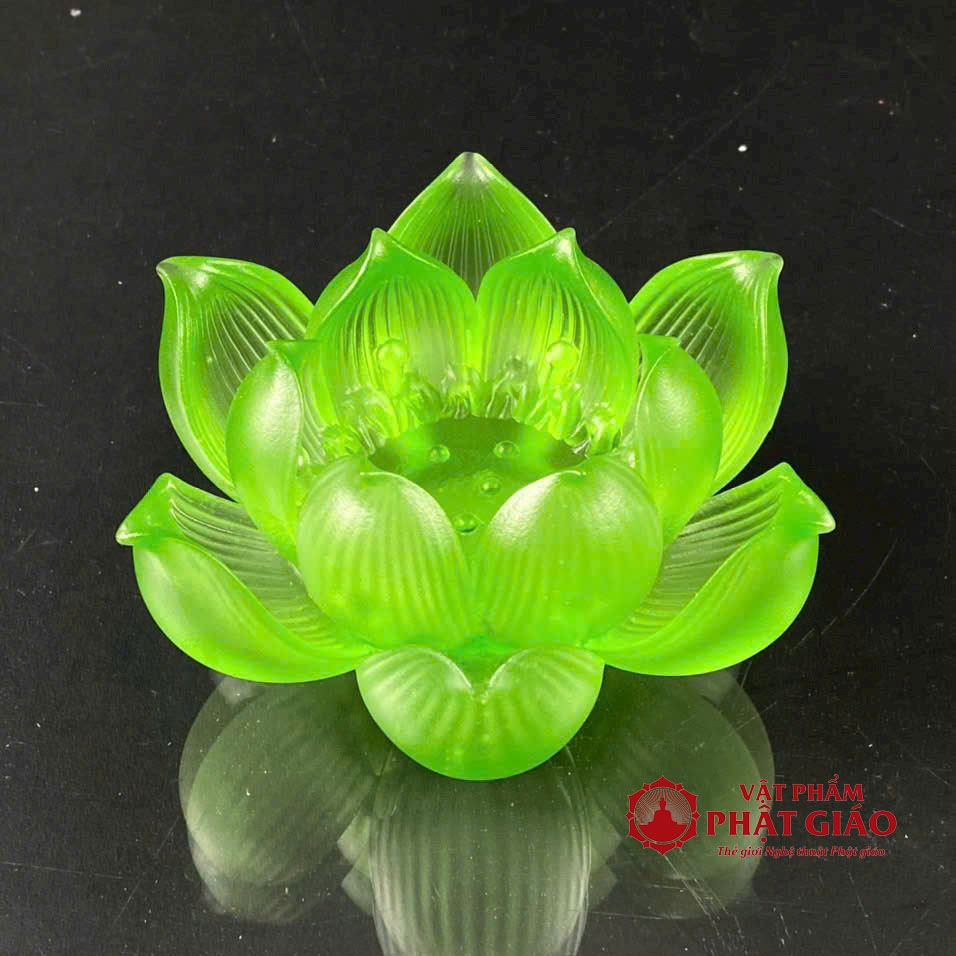 Bộ Đế Nến Lưu Ly Hoa Sen Nở Phúc Liên 7 Màu 16 bo de nen luu ly hoa sen no phuc lien 7 mau 5