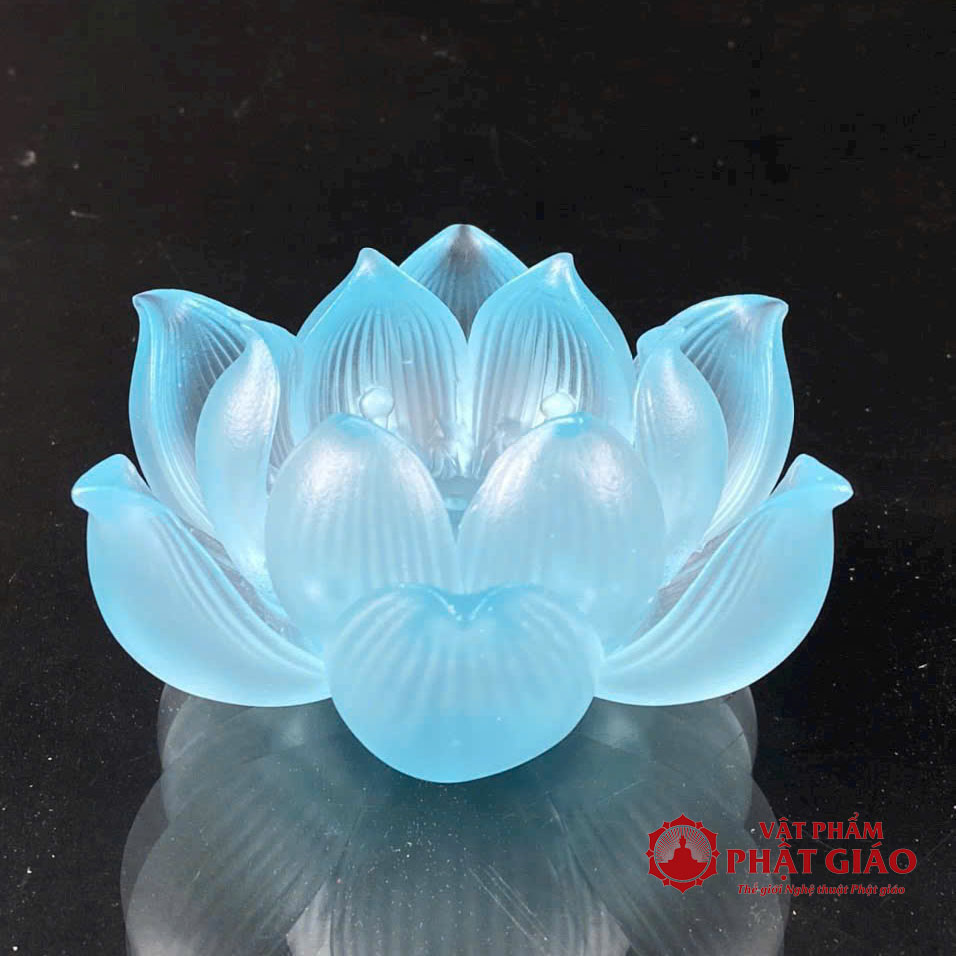 Bộ Đế Nến Lưu Ly Hoa Sen Nở Phúc Liên 7 Màu 19 bo de nen luu ly hoa sen no phuc lien 7 mau 8