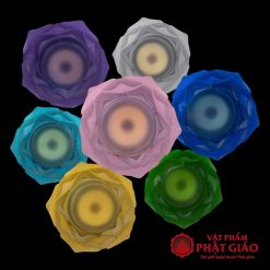Đế Nến Lưu Ly Bảo Liên 7 Ngọn Thân Xoắn 7 de nen luu ly bao lien 7 ngon than xoan 10