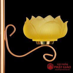 Đế Nến Lưu Ly Bảo Liên 7 Ngọn Thân Xoắn 6 de nen luu ly bao lien 7 ngon than xoan 7